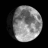 Waxing Gibbous, Moon at 10 days in cycle Waxing Gibbous, Moon at 10 days in cycle